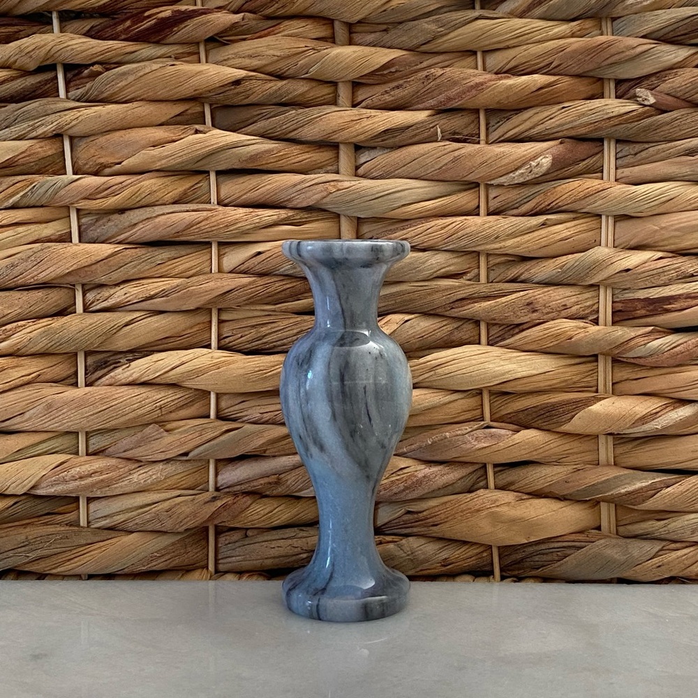 Blue Stone Mini Vase